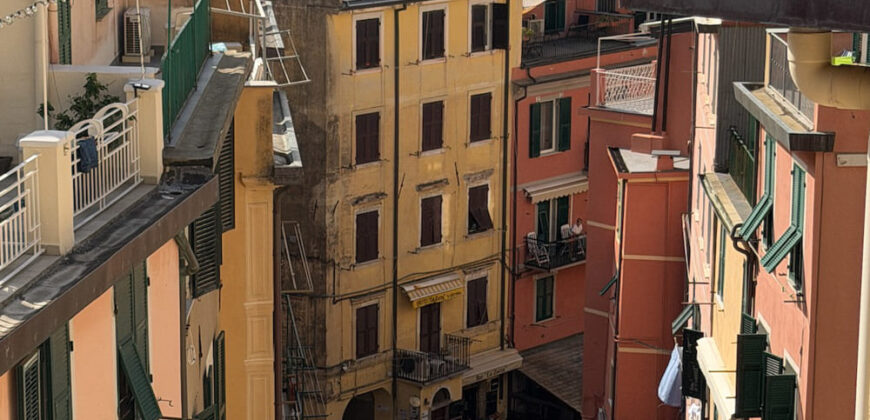 5 terre – Riomaggiore – ampio trilocale con terrazza vivibile