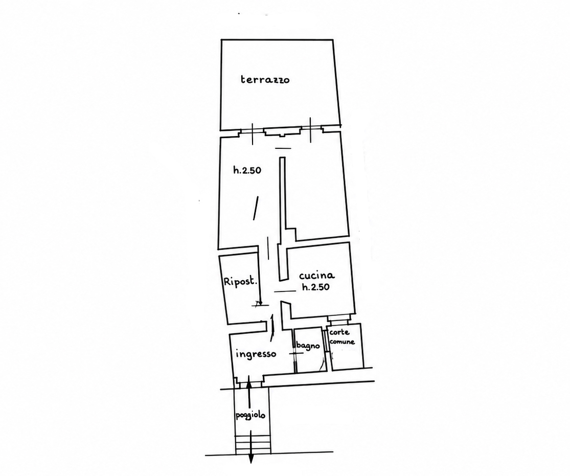 5 terre – Riomaggiore – ampio trilocale con terrazza vivibile